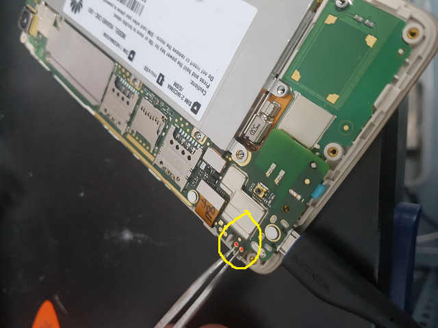 test point CHM-U01 Huawei