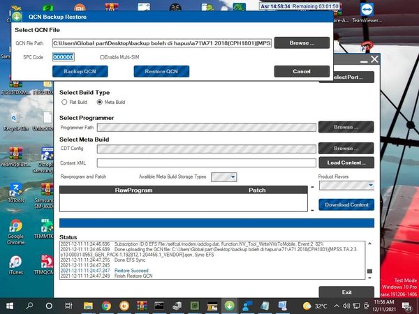Oppo a71 2018 cph1801 qcn network fix