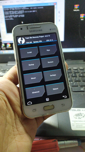 SM-J100F TWRP Root