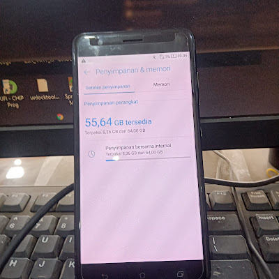 GANTI EMMC ASUS ZENFONE 3 ZOOM Z01H/Z01HD