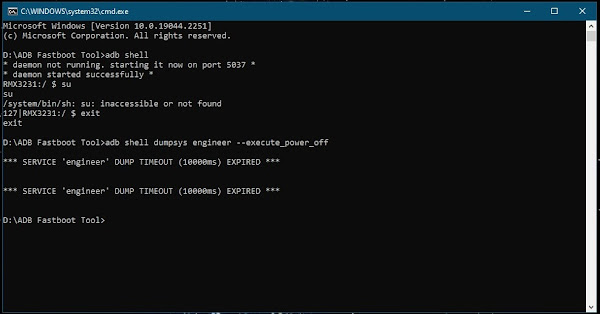 Exit Mode Wireless Test Assistant