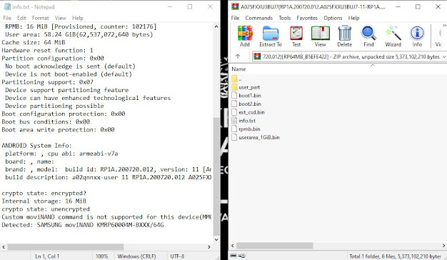 Samsung Galaxy A02s SM-A025F Tested Dump File