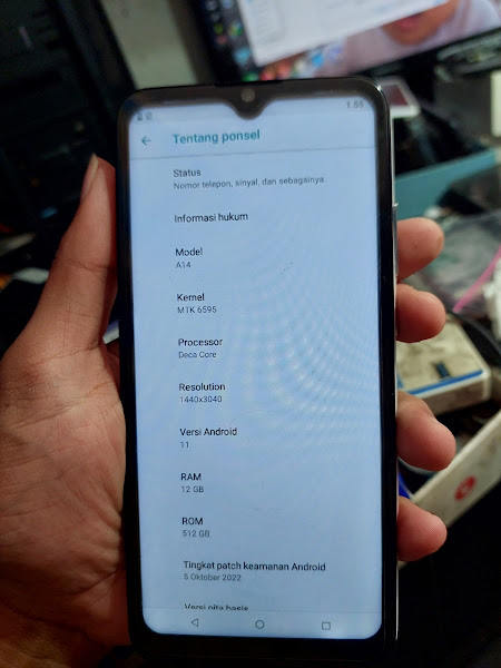 readback s22 ultra model a14 mt6580