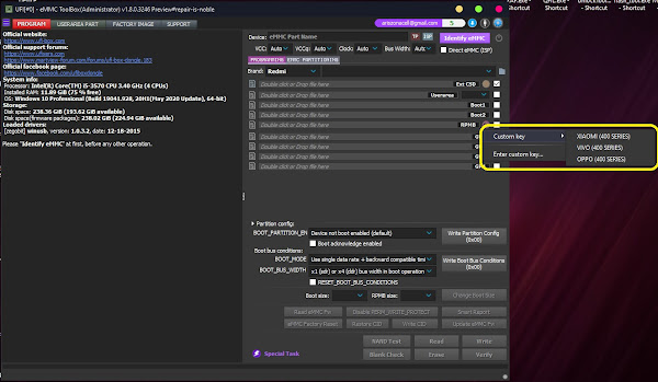 Cara Fix menu Key RPMB UFI terbaru yang hilang by Lufthy Arista Puteh