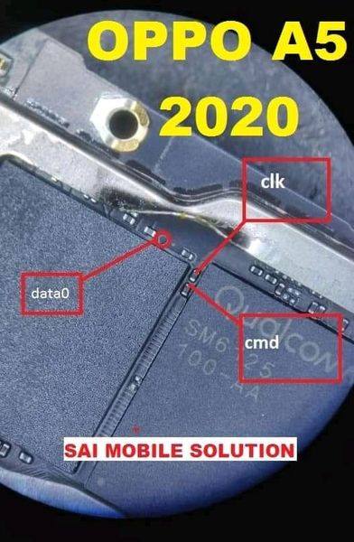 Oppo A5 2020 CPH1931 pinout ISP