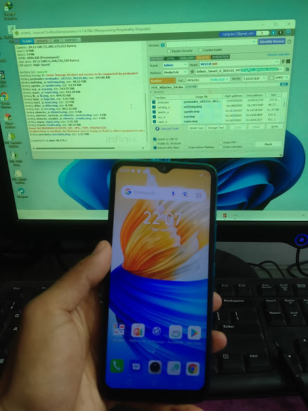 INFINIX SMART 6 X6511E FIRMWARE FIX BOOTLOOP
