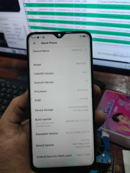 Realme U1 RMX1831 Firmware File Flash Stock ROM