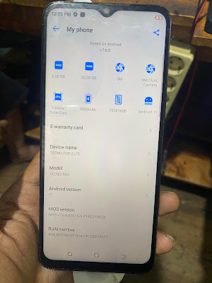 Dump File BD4 Tecno POP 5 LTE eMMC File Repair Deadboot
