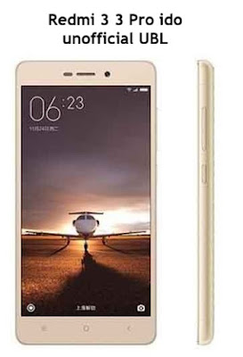 Redmi 3 Redmi 3 Pro codename ido auto unlockbootloader file